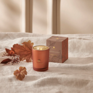 pumpkin laurel 2oz votive candle